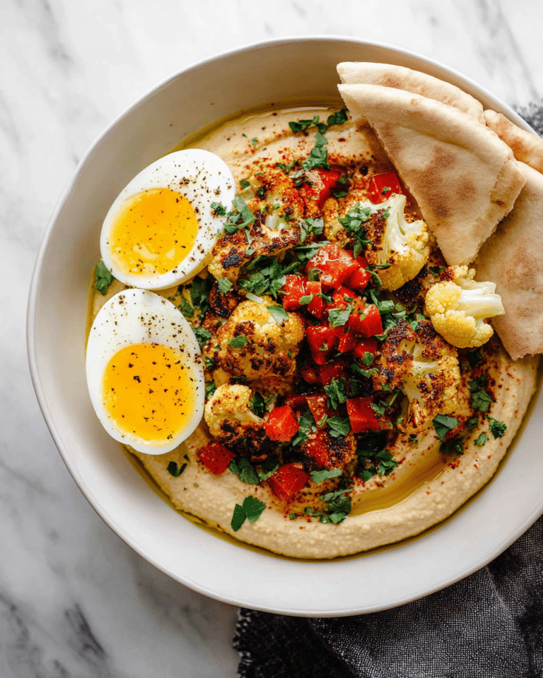 Roasted Cauliflower Hummus Bowls Recipe