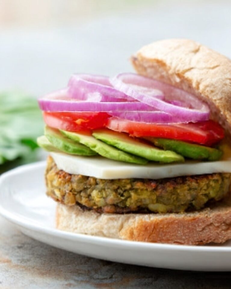 Mediterranean Falafel Burger Recipe