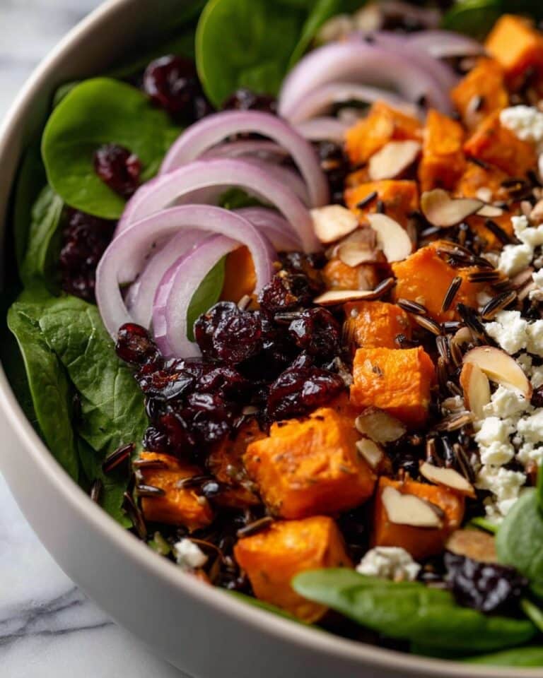 Sweet Potato Salad with Feta, Cranberries, and Toasted Almonds Recipe