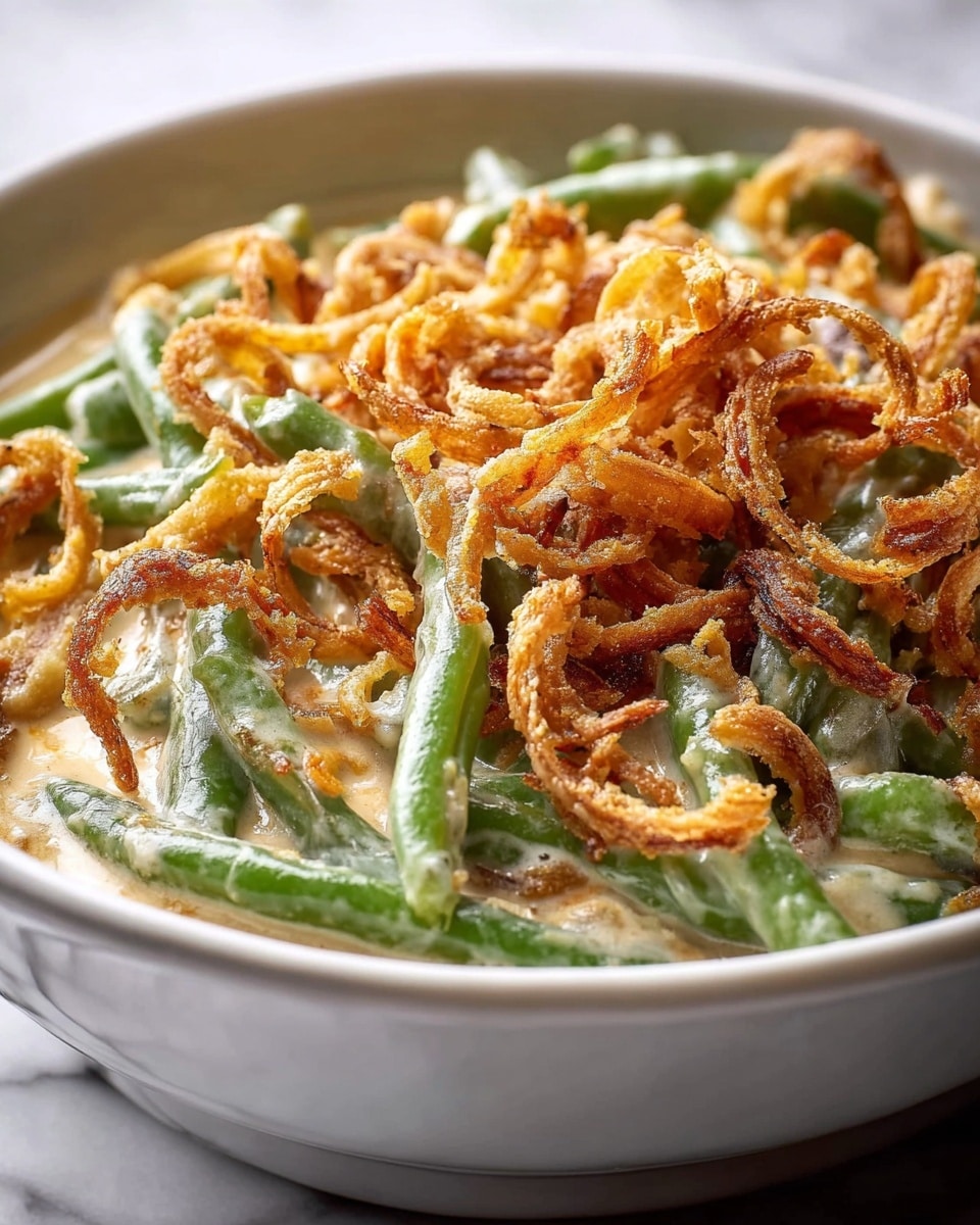Irresistible Campbell's Green Bean Casserole Recipe - Recipe Image