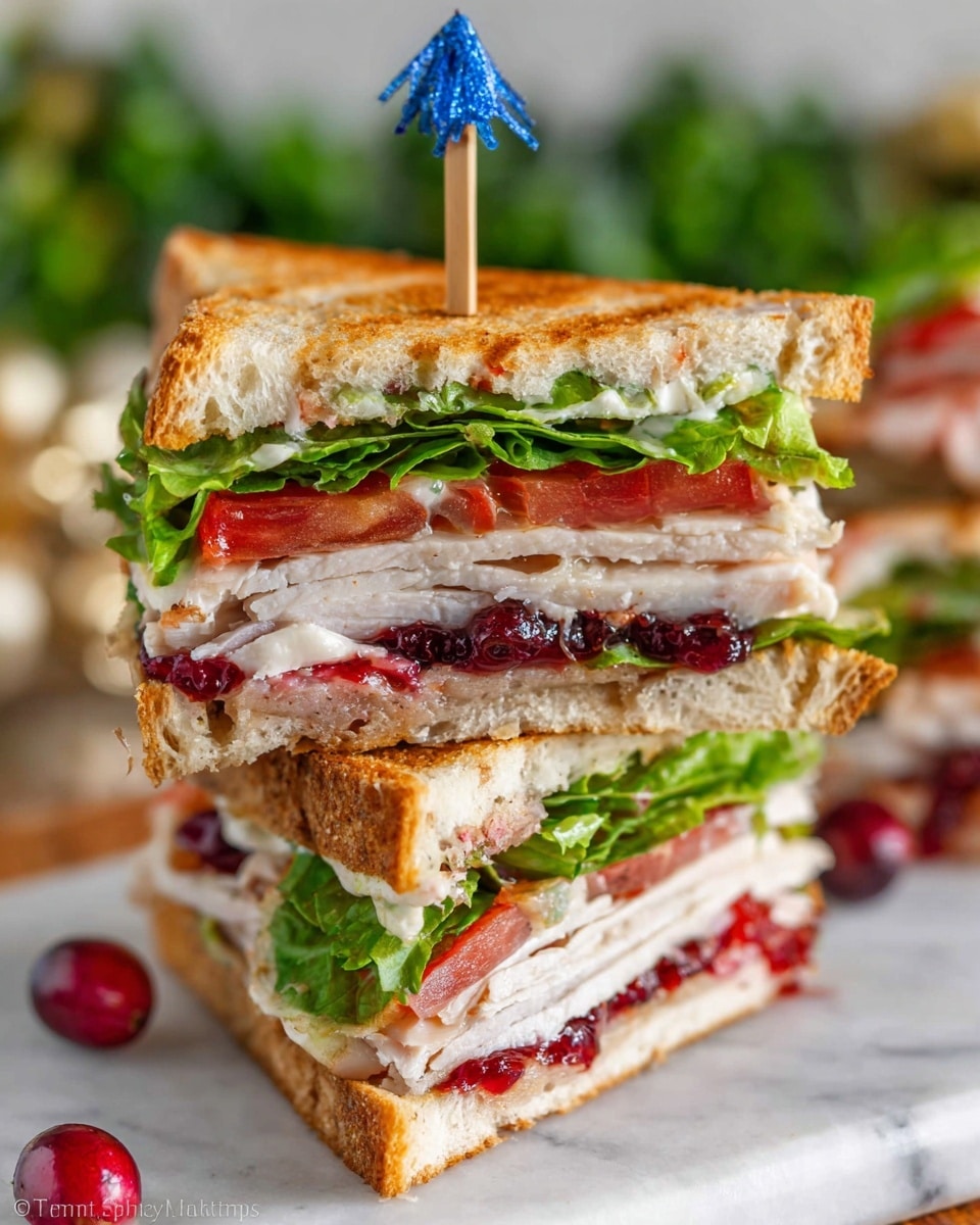 Turkey and Cranberry Sauce Sandwich Recipe - Recipe Image