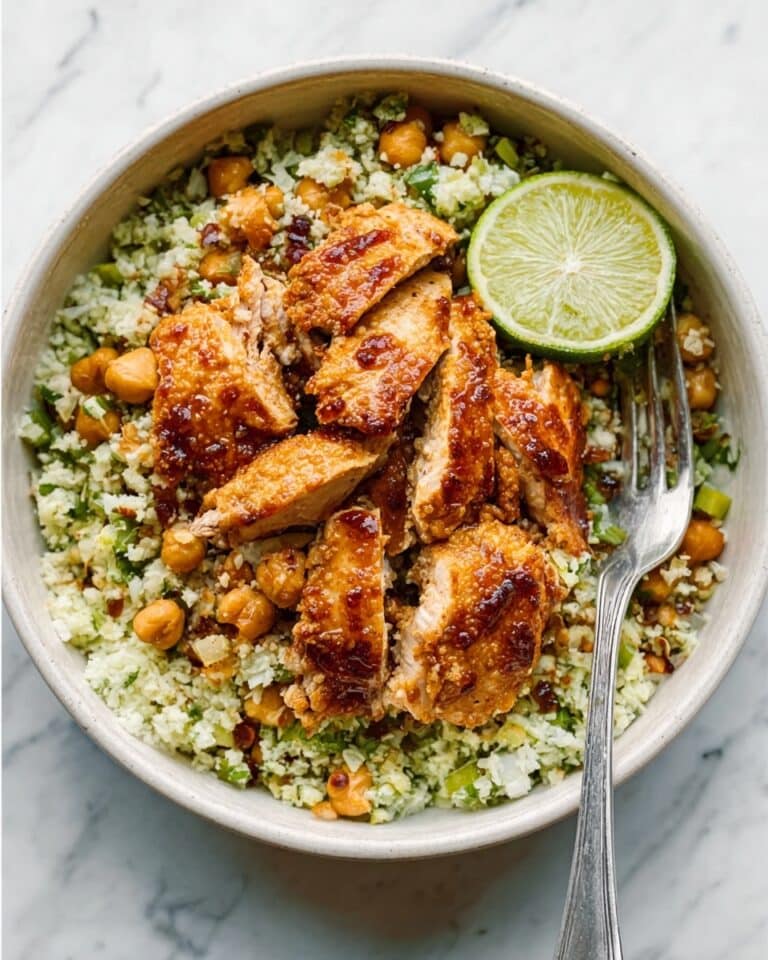 Greek Chickpea Chicken Bowl Recipe