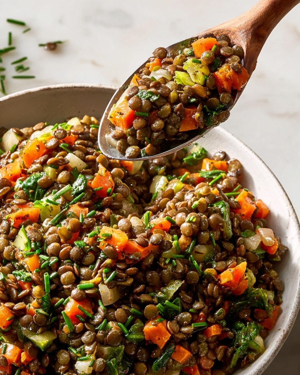 Lentil Salad with Fresh Herbs and Roasted Nuts Recipe - Recipe Image