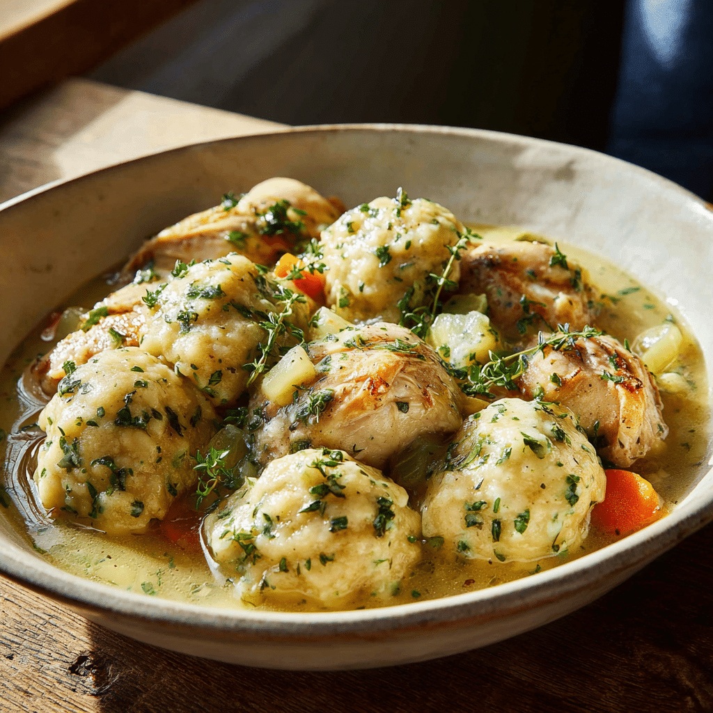 Easy Chicken and Dumplings Recipe - Recipe Image