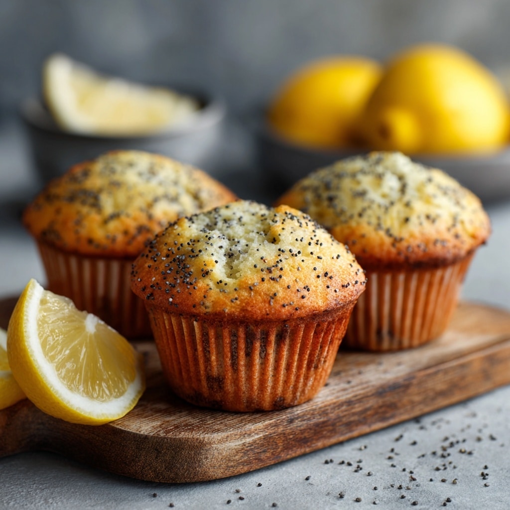 Lemon Poppy Seed Muffins Recipe - Recipe Image