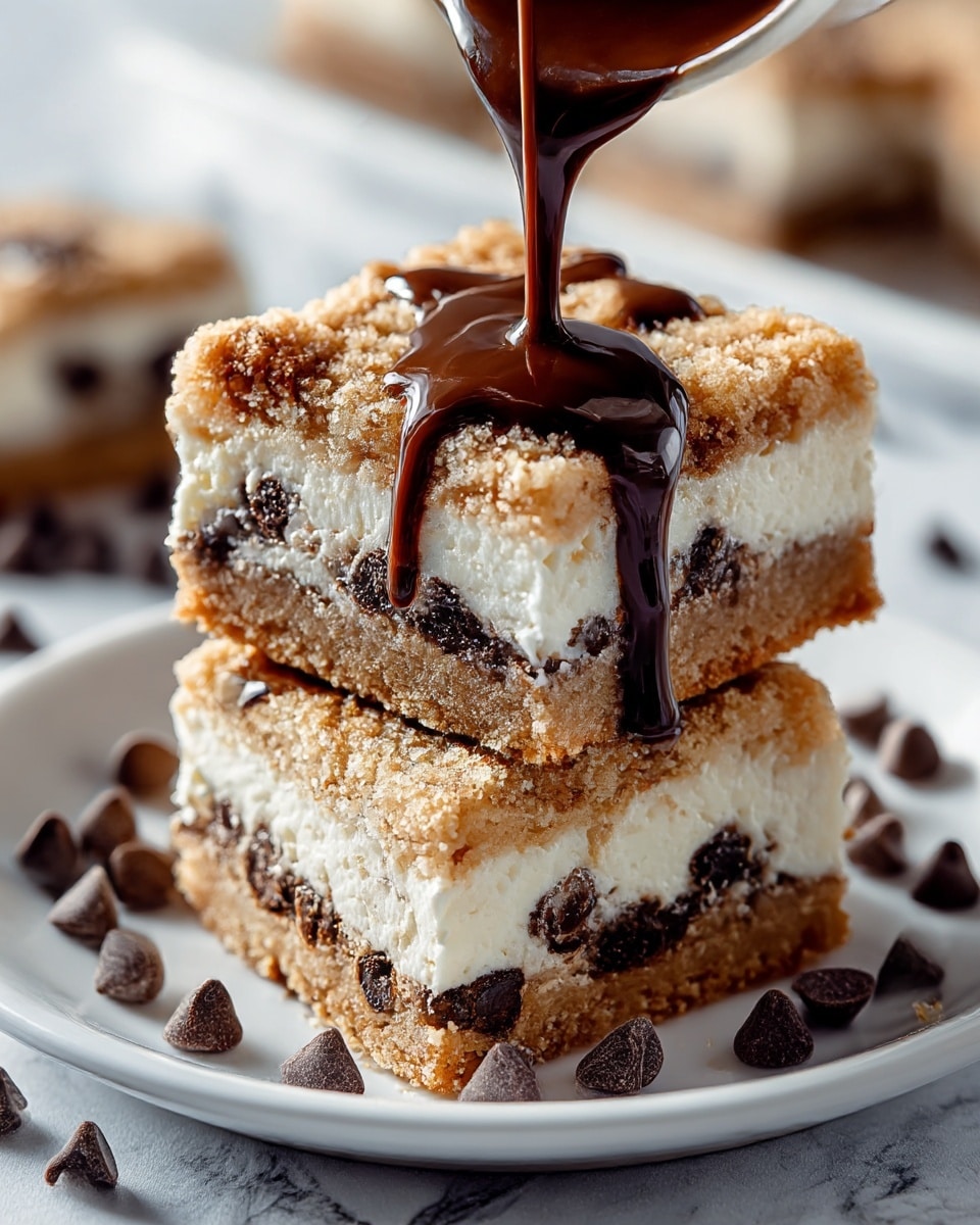 Chocolate Chip Cheesecake Bars Recipe - Recipe Image