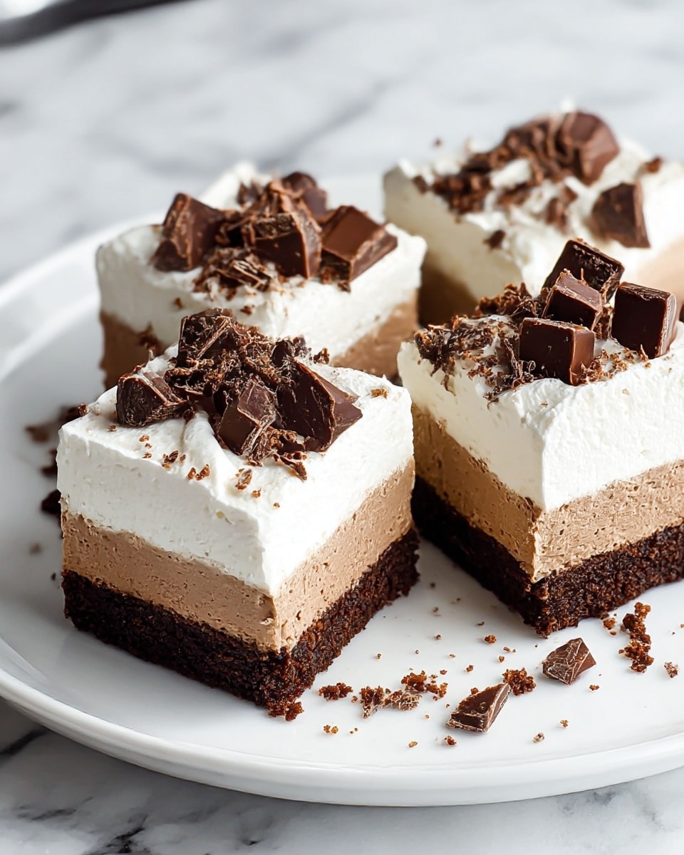 French Silk Brownies Recipe - Recipe Image