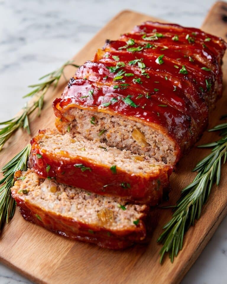 Easy Bacon Wrapped Meatloaf Recipe