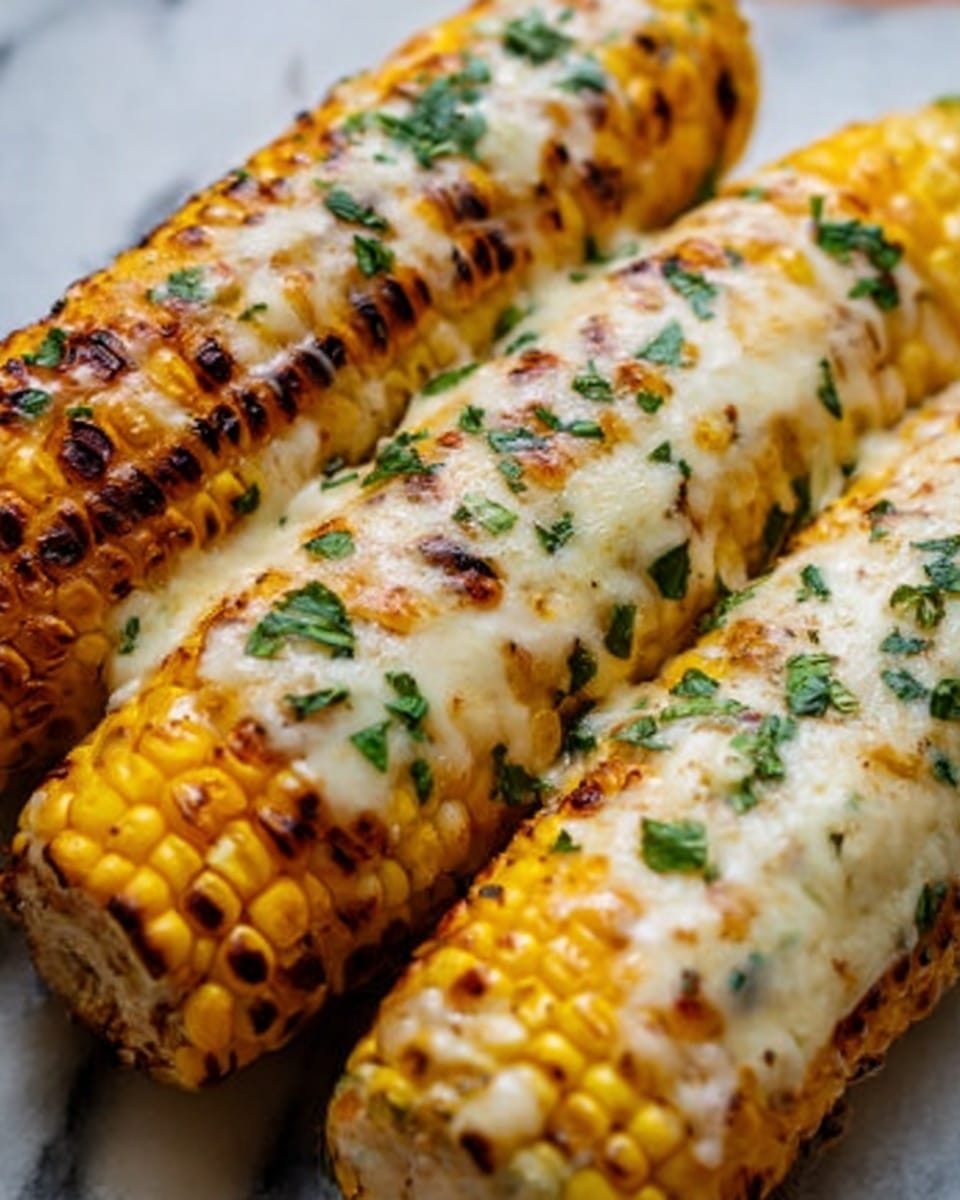 Garlic Butter Corn Cheese: Creamy Baked Corn Side Dish Recipe - Recipe Image
