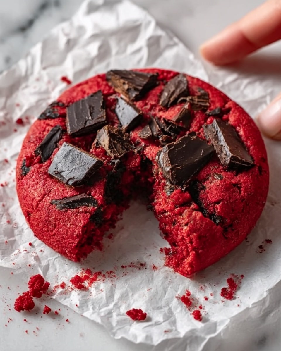 Homemade Red Velvet Oreo Cookies Recipe - Recipe Image
