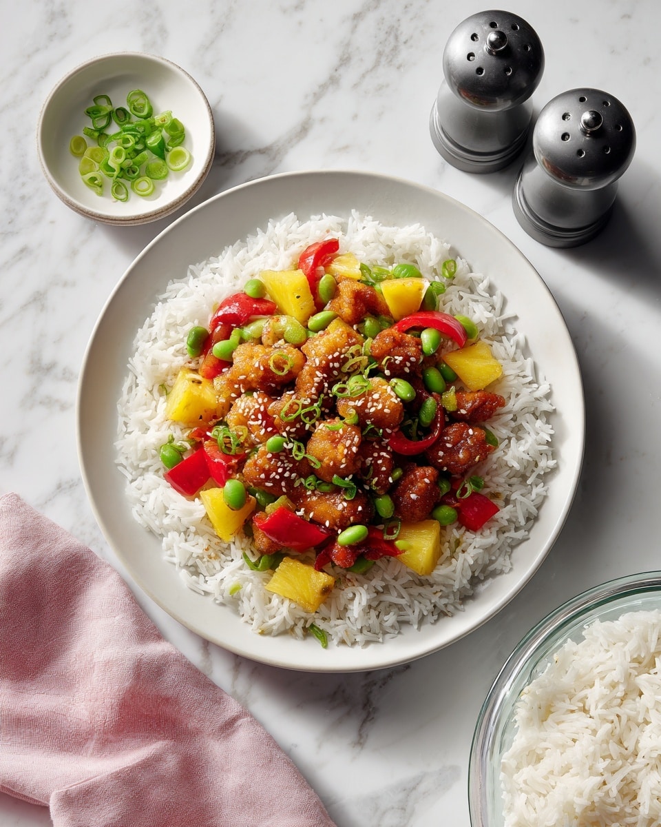 Teriyaki Pineapple Chicken Bowls Recipe - Recipe Image