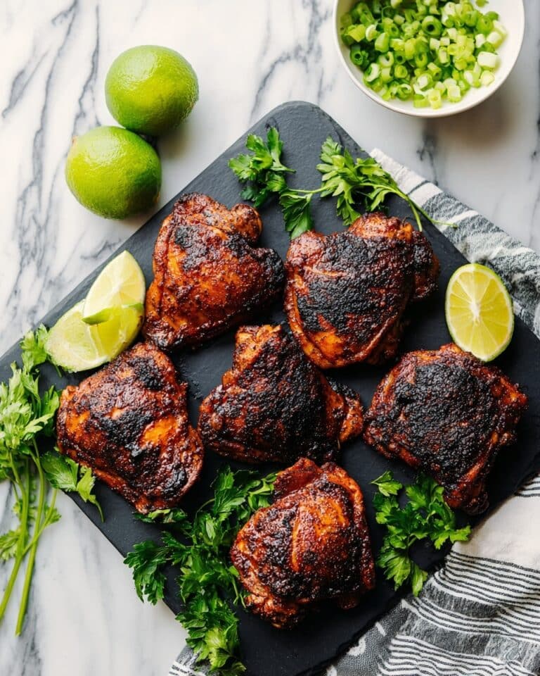 Baked Boneless Chicken Thighs with Spicy Balsamic Rub Recipe