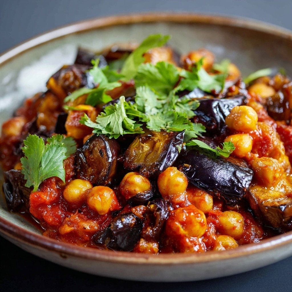 Chipotle Chickpeas with Aubergine & Pitta Recipe - Recipe Image