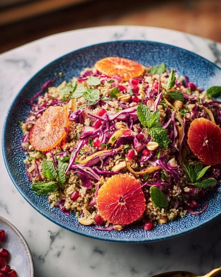 Red Cabbage and Blood Orange Tabbouleh Recipe