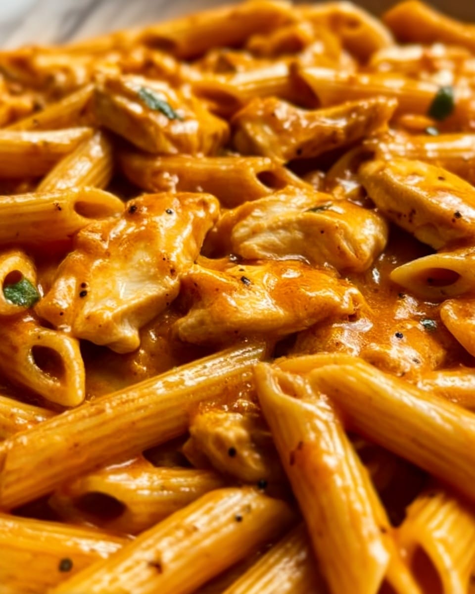 One-Pan Tangy Honey BBQ Chicken Penne Recipe - Recipe Image