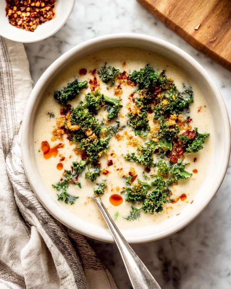 Creamy Cauliflower Sausage and Kale Soup Recipe