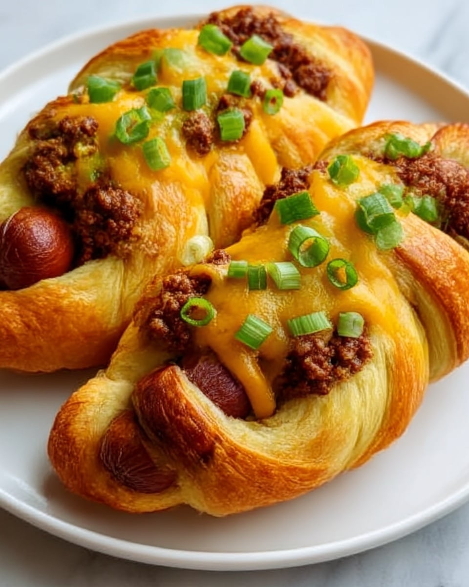 Crescent Roll Chili Dog Delights Recipe - Recipe Image