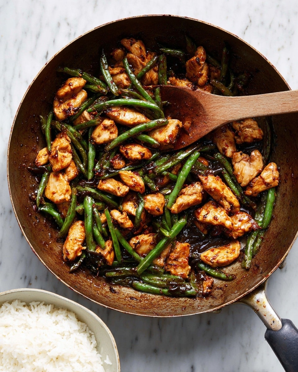 Pad Prik King (Red Curry Chicken and Green Beans) Recipe - Recipe Image