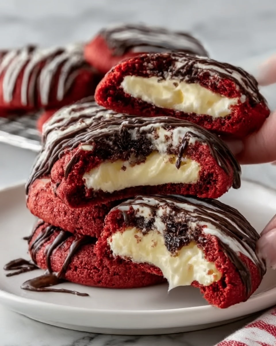 Red Velvet Oreo Cookies Recipe - Recipe Image
