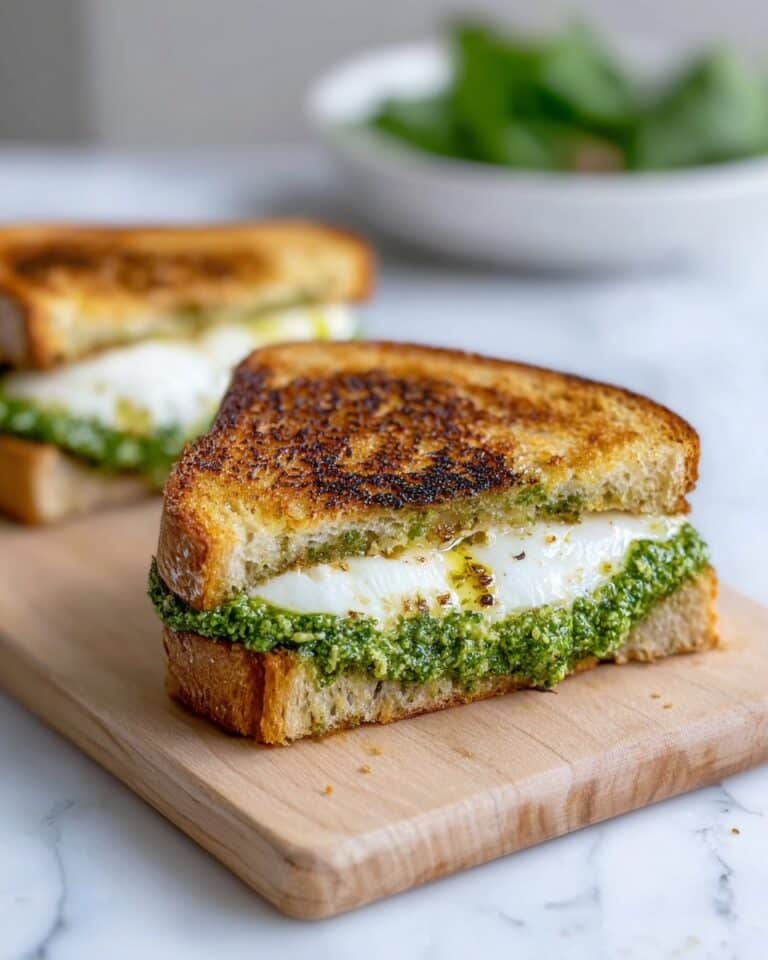 Melty Burrata Grilled Cheese Sandwich Recipe