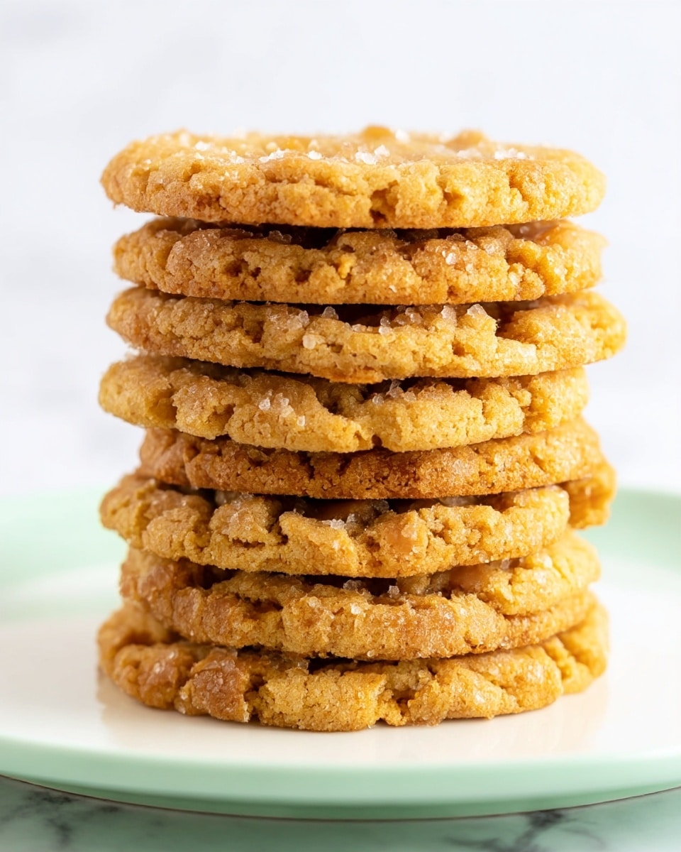 Crinkly Crackly Butter Toffee Sugar Cookies Recipe - Recipe Image