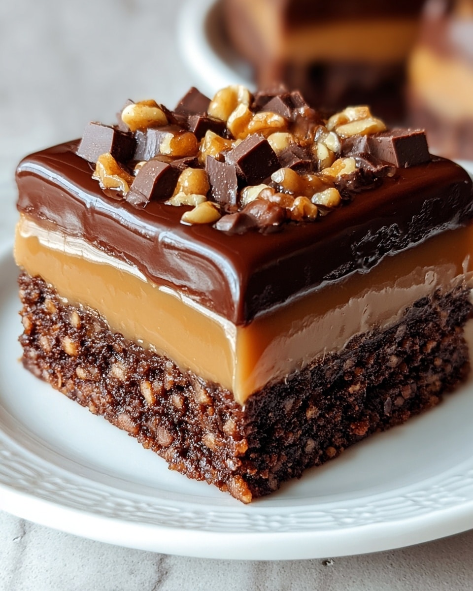 Easy Texas Turtle Sheet Cake Recipe - Recipe Image