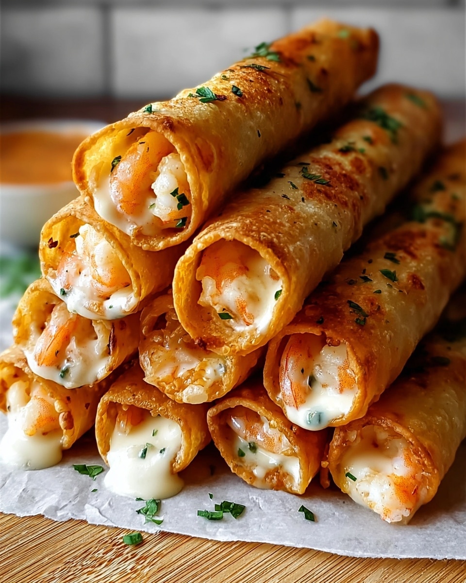 Crispy Crab and Shrimp Queso Taquitos for Ultimate Crunch Recipe - Recipe Image