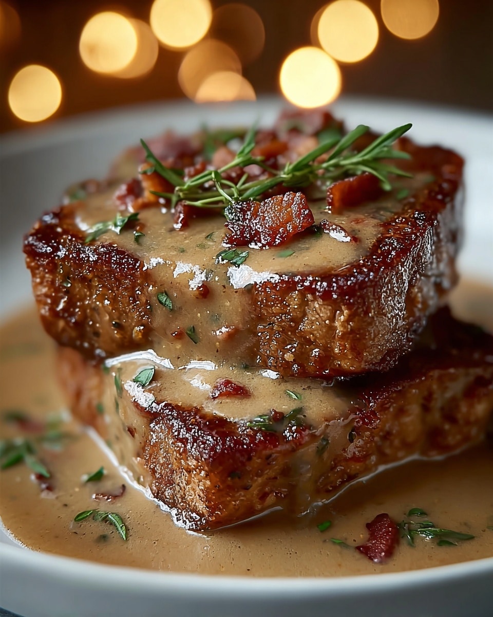 Country Fried Pork Chops with Crispy Coating and Rich Homemade Gravy Recipe - Recipe Image