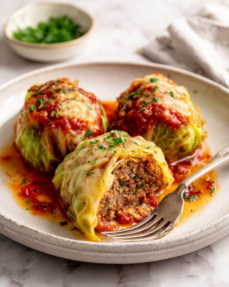 30-Minute Oven-Baked Cabbage Burgers Recipe
