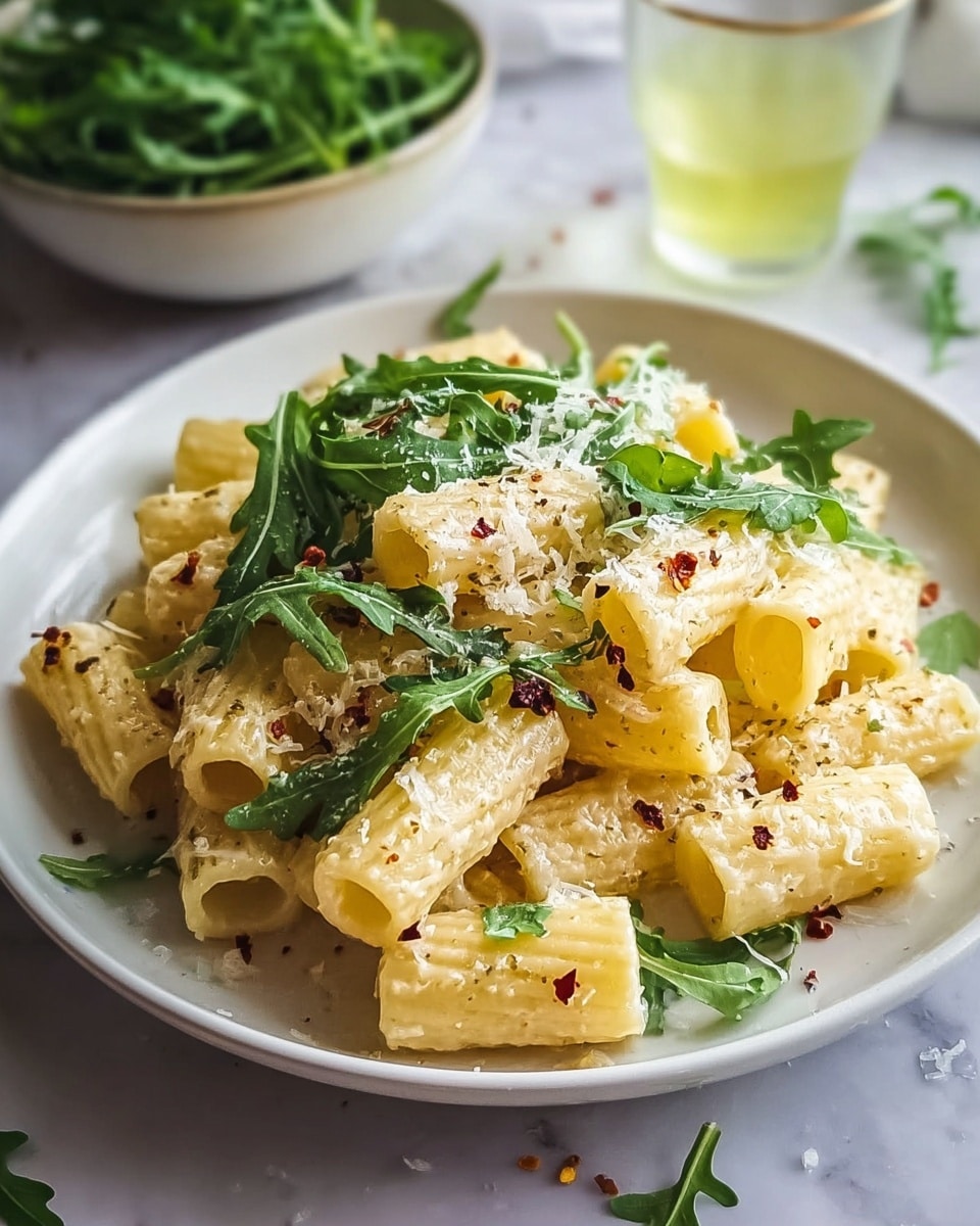 Stanley Tucci’s Creamy Lemon Ricotta Pasta with Arugula Recipe - Recipe Image