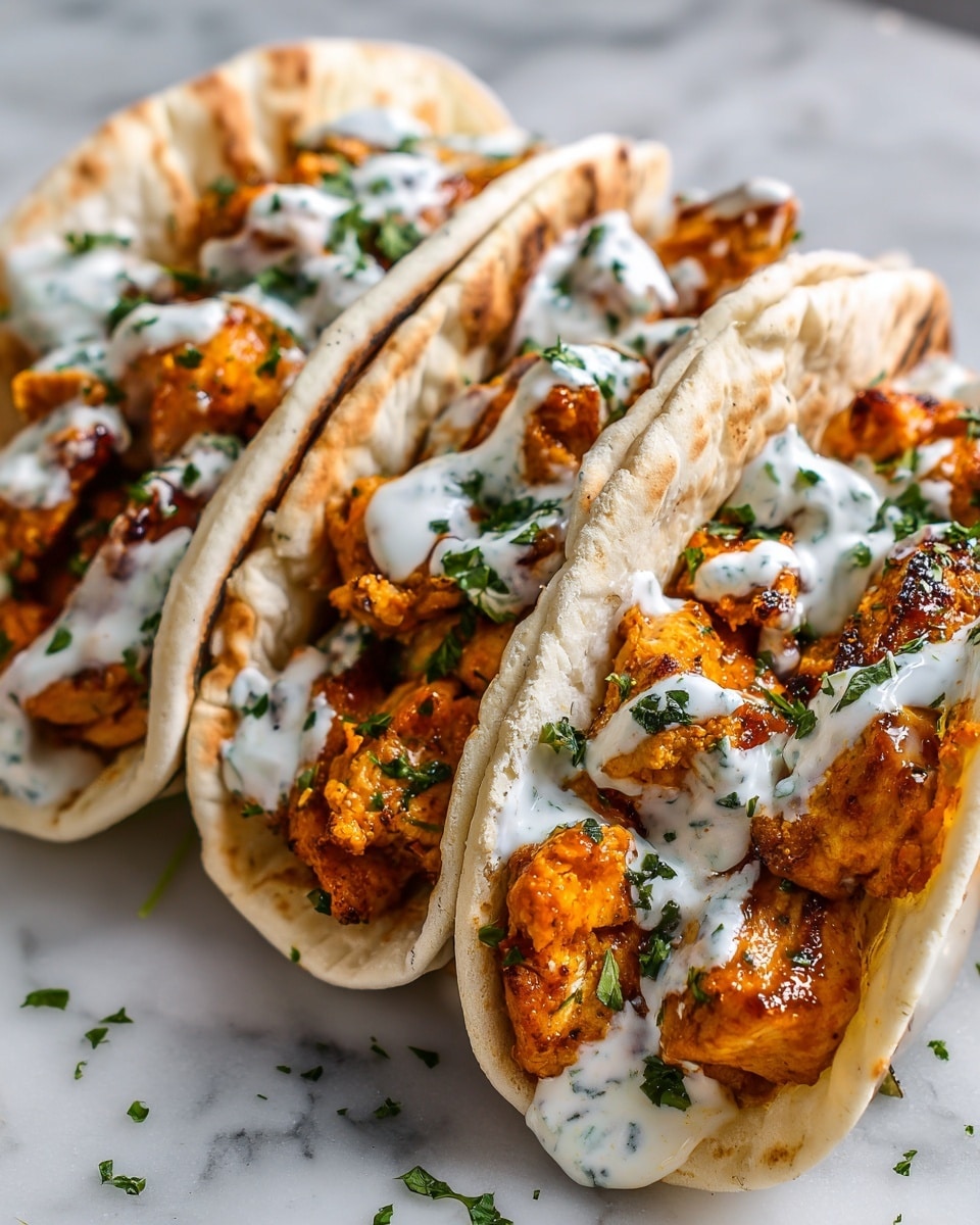 Sheet Pan Chicken Pitas with Herby Ranch Recipe - Recipe Image