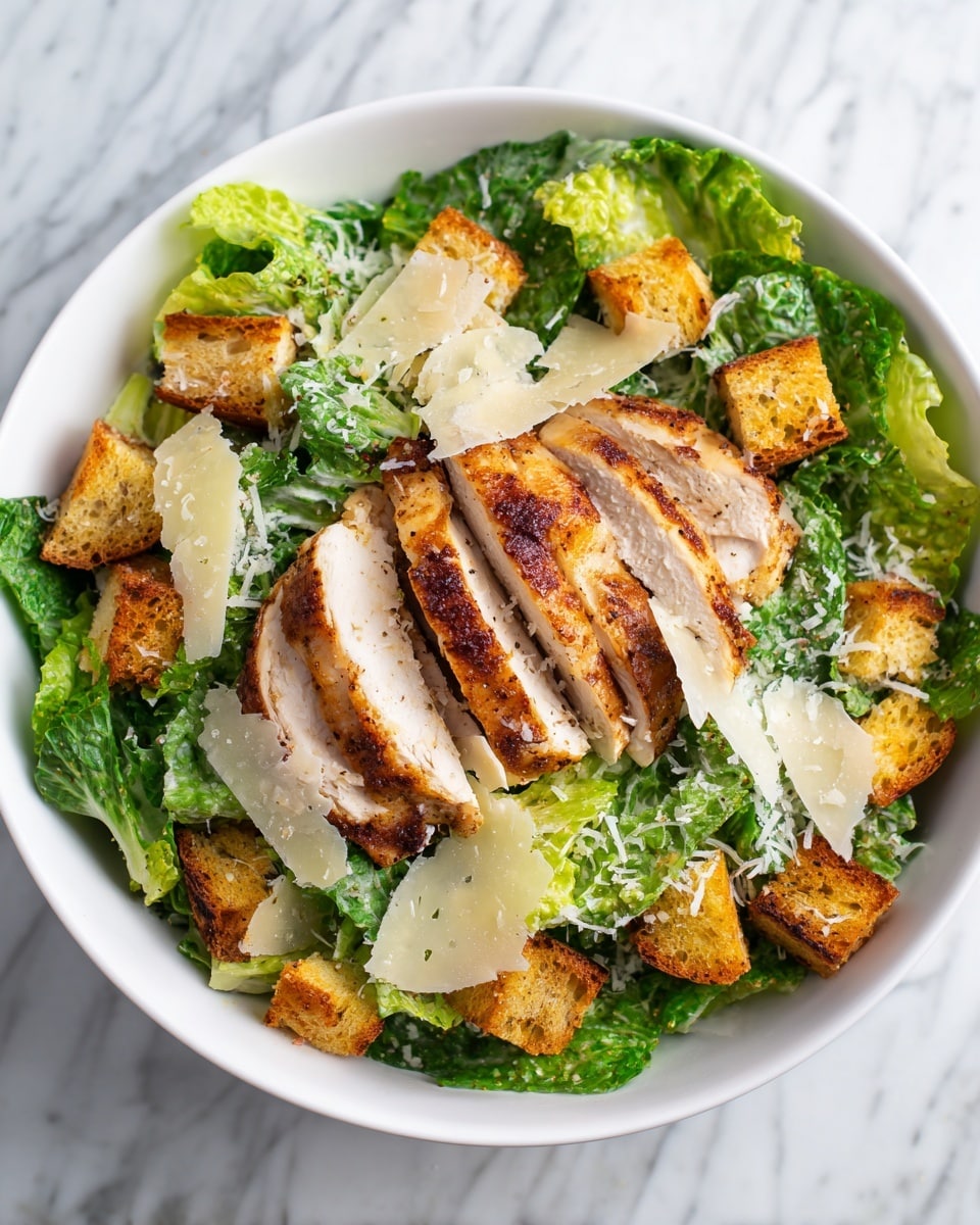 Grilled Chicken Caesar Salad Recipe - Recipe Image