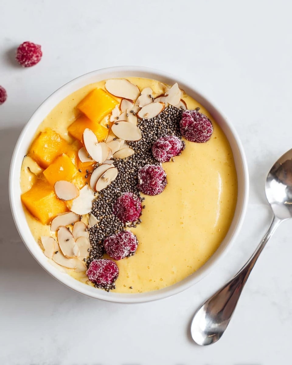 Easy Mango Smoothie Bowl Recipe - Recipe Image
