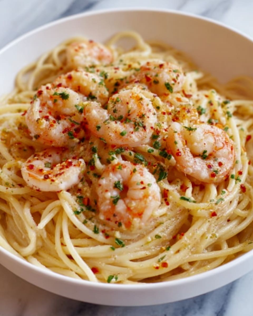 Garlic Shrimp Pasta: 5 Secrets to Culinary Bliss Recipe - Recipe Image