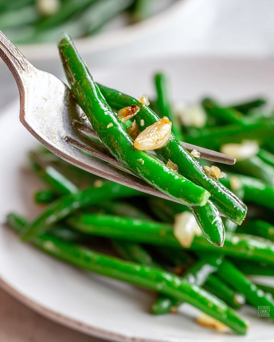 Garlic Green Beans with Brown Butter and Almonds Recipe - Recipe Image