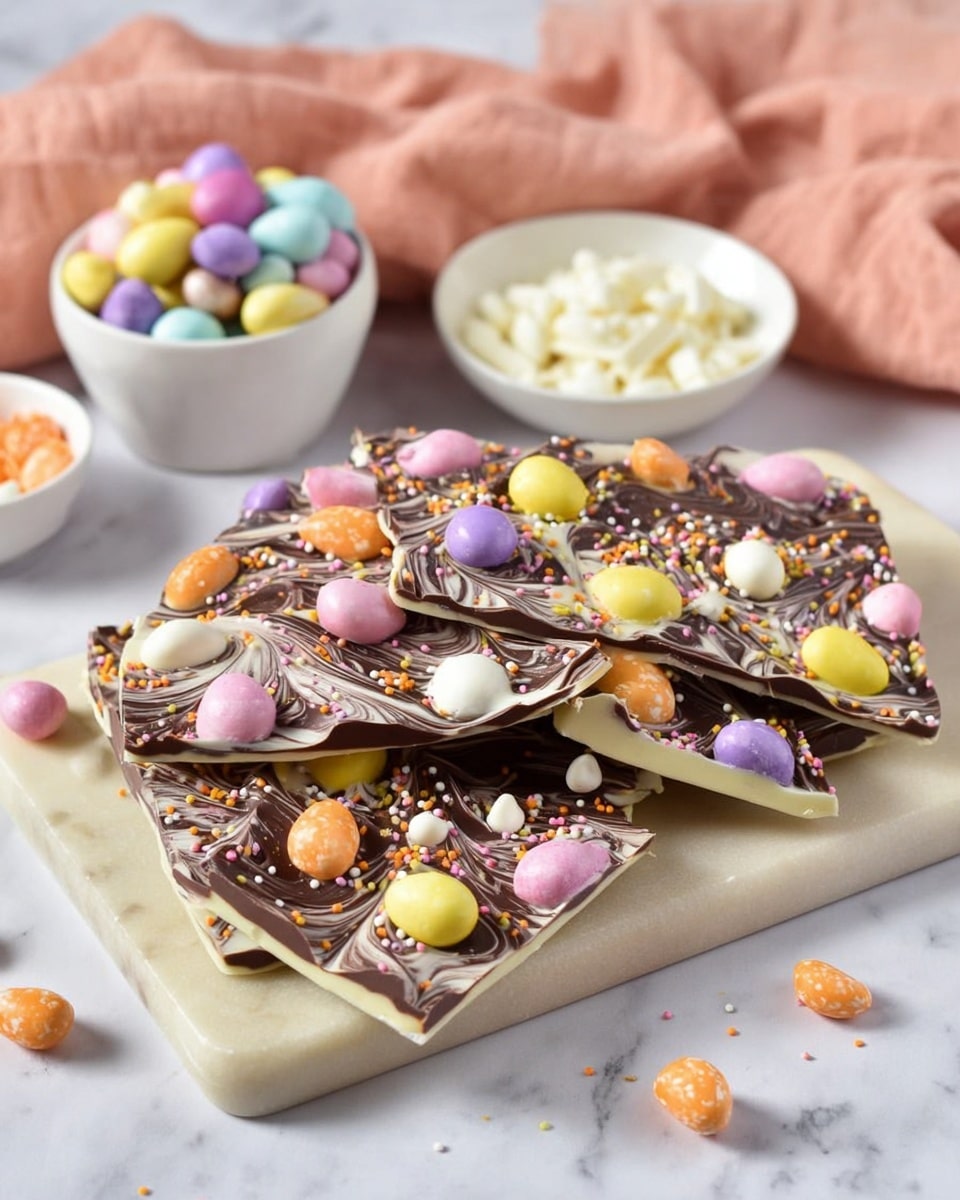 Easter Chocolate Bark Recipe - Recipe Image