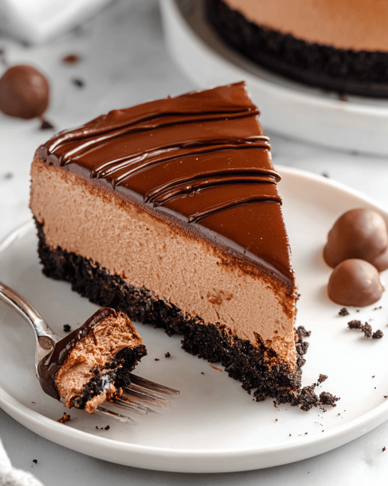 Mocha Cheesecake (No-Bake) Recipe