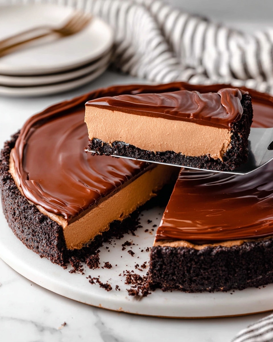 Mocha Cheesecake (No-Bake) Recipe - Recipe Image