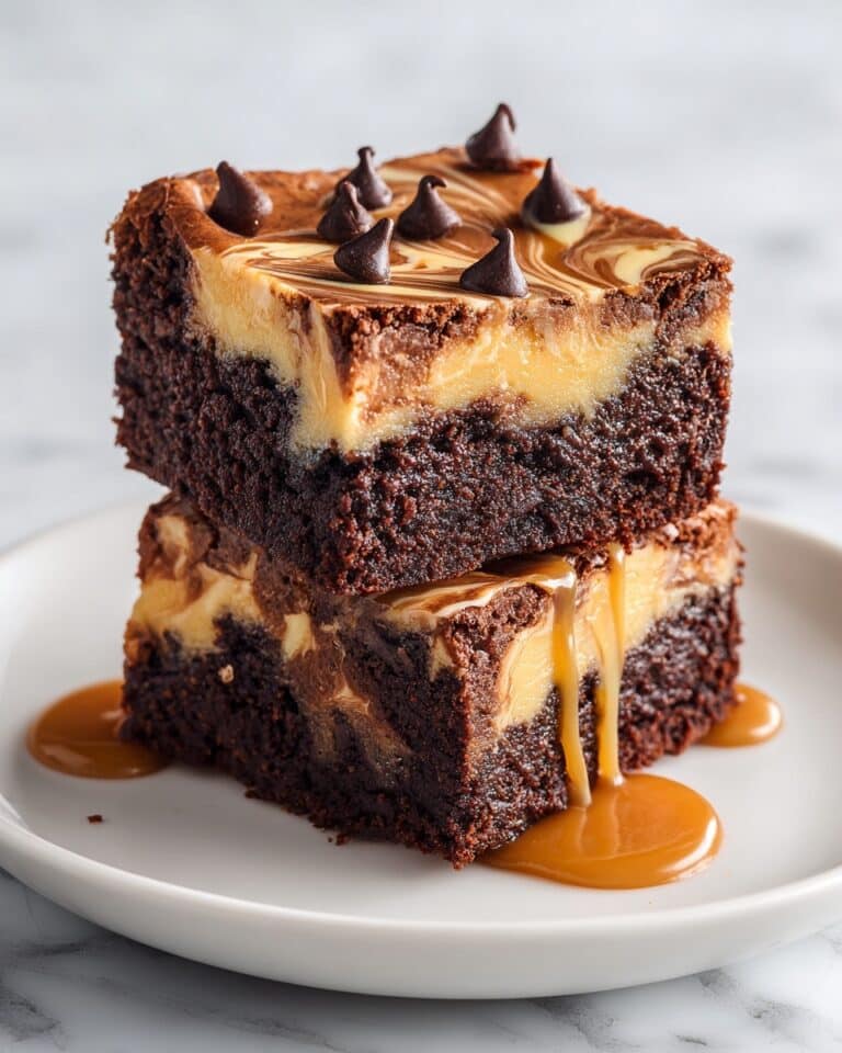 Dulce de Leche Swirl Brownies Recipe