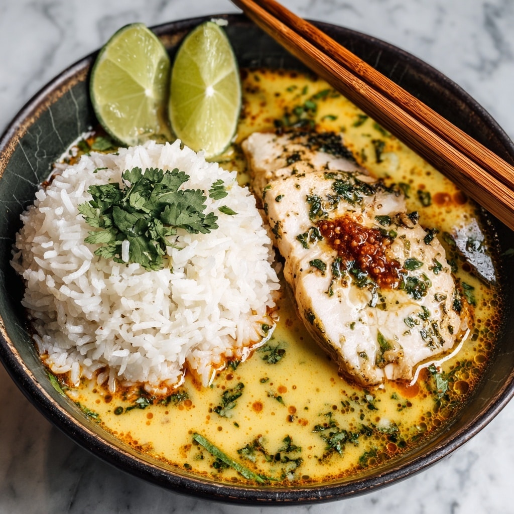 Coconut Chicken Brothy Rice: A Cozy One-Pot Delight! Recipe - Recipe Image