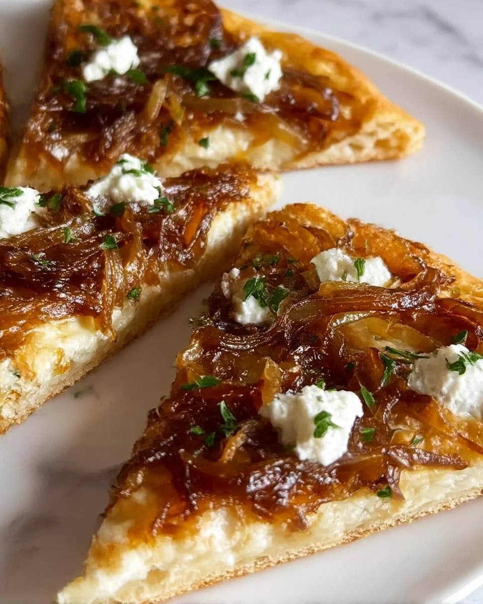 Caramelized Onion and Goat Cheese Tarts Recipe - Recipe Image
