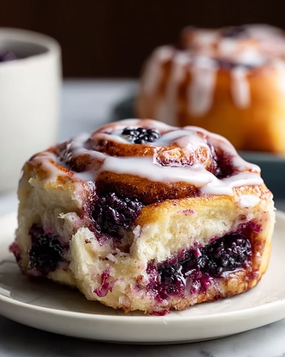 Blackberry Cinnamon Rolls Recipe - Recipe Image